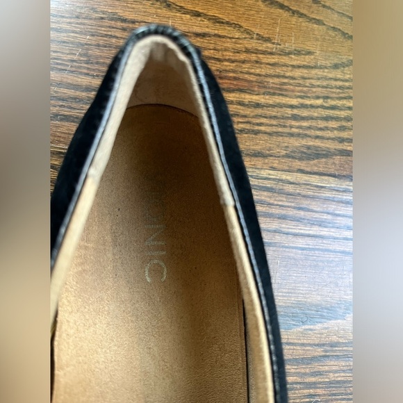 Vionic Women's Loafers Shoes Size 10 Suede Black Snake Print - Picture 3 of 12